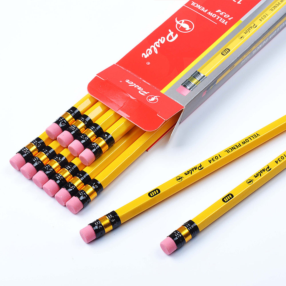1034 Yellow Pencil Pack of 12set of 144pcs