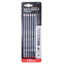 Pasler Matt Sketch Drawing Pencil Set of 6 Count including (2B,4B,6B,8B,10B,16B) Matt,jet black results for expressive sketches and portraits and shading