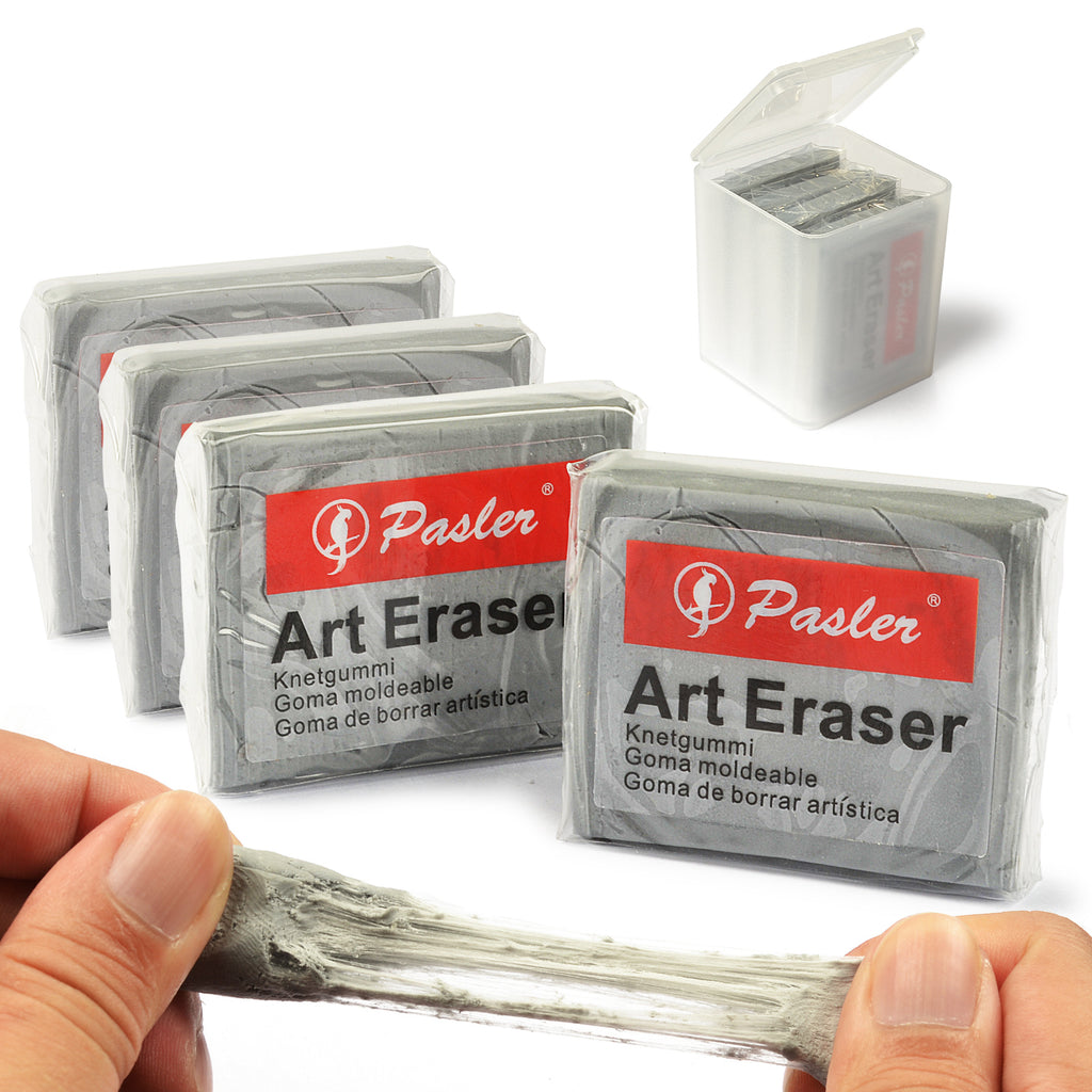 Pasler kneaded eraser,grey,4 Pack – Pasler Art