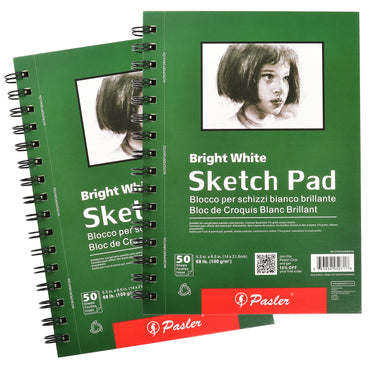 Pasler 9X12 Toned tan Sketch Pad,2 pack, 100 Sheets (86lb./128gsm), S –  Pasler Art
