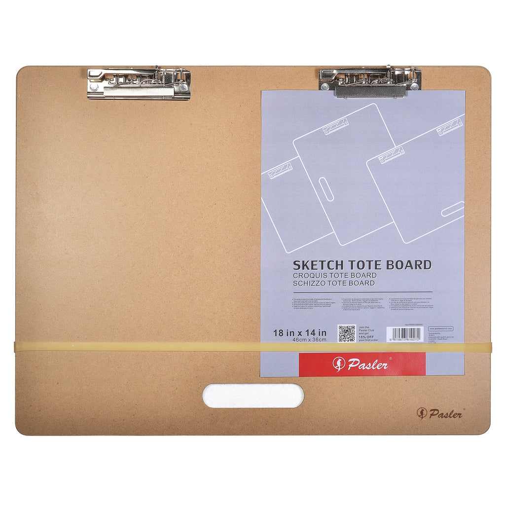 Pasler Sketch Tote Board (18"x14") Great for Indoor or Outdoor Sketching, Lightweight, Durable and Easy to Carry